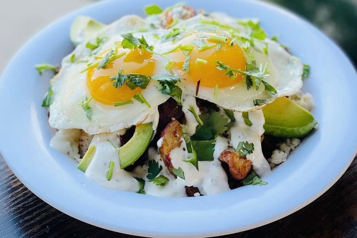 eggs avocado potato bowl