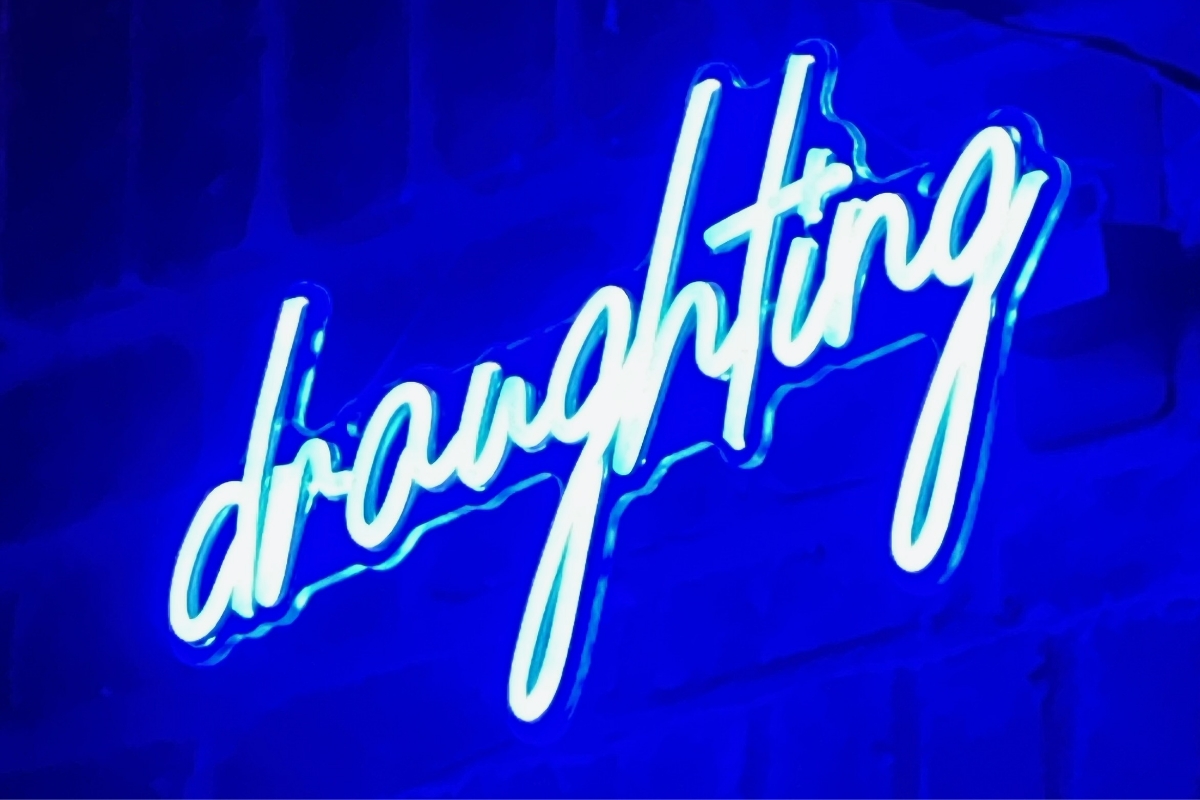 draughting neon light